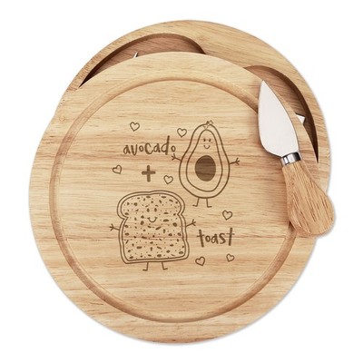 Avocado Plus Toast Käsebrett Messer Set Lustiger Witz