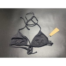 Skims NEW Recycled Swim Triangle Bikini Top SW-TRI-0778 Black/Onyx Smal