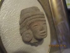 Fragmento de piedra preazteca olmeca-maya 1600-400 aC, de principios del Perú-sociedad inca