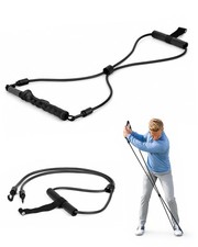 Golf Swing Resistance Band Trainer, Golf Warm-Up and Strength Training