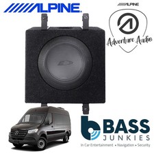 Alpine SWC-W84S907 - Mercedes Sprinter W907/W910 8" Under Seat Car Bass Box
