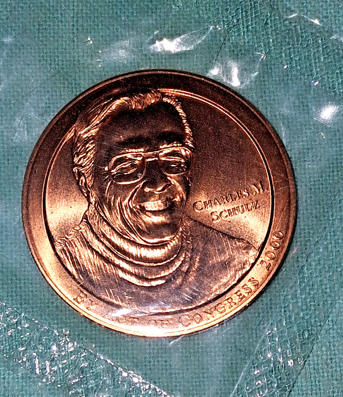 Charles Schultz 26 g copper round