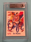 DAN MAJERLE Signed 1991-92 SKYBOX Card #552 Beckett (BAS)