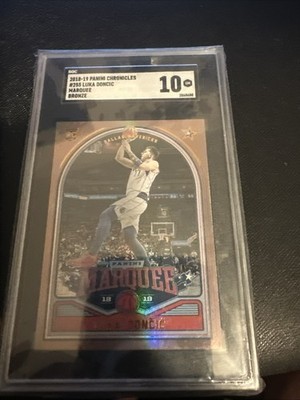 2018-19 Panini Chronicles Marquee Bronze #255 Luka Dončić Luka Doncic RC SGA 10