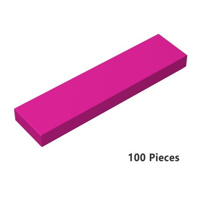 2431 Tile 1 x 4 with Groove Fuchsia Bricks Parts 100 Parts Pieces & Parts