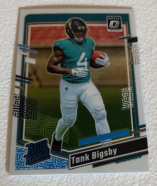 2023 Panini Optic Rated Rookie #252 Tank Bigsby RC (JAGUARS) !!
