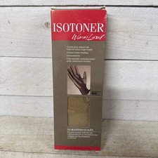 Vintage Isotoner Aris Driving Gloves Camel One Size 6-8 Style 24813 Brand New