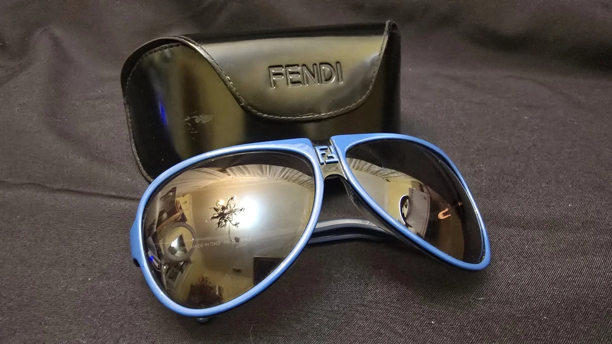 FENDI アビエーター レトロ y2k archive モード サングラス Fendi Aviator Blue Sunglasses for Women for sale | eBay