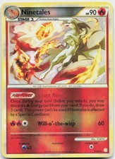 Ninetales 7/123 Rare HeartGold & SoulSilver Pokemon Reverse Holo MP on eBay