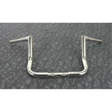 KST Kustoms Polished 1 1/2 in. Patriot Bagger 12 in. Rise Handlebars - PB22-12