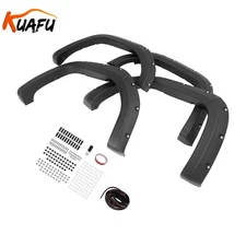 Fender Flares Kit For 4WD 2WD 2019-2025 GMC Sierra 1500 Front Rear PP