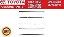 Toyota Genuine 4Runner Door Belt Molding Weatherstrip Front & Rear 4Qty Set OEM