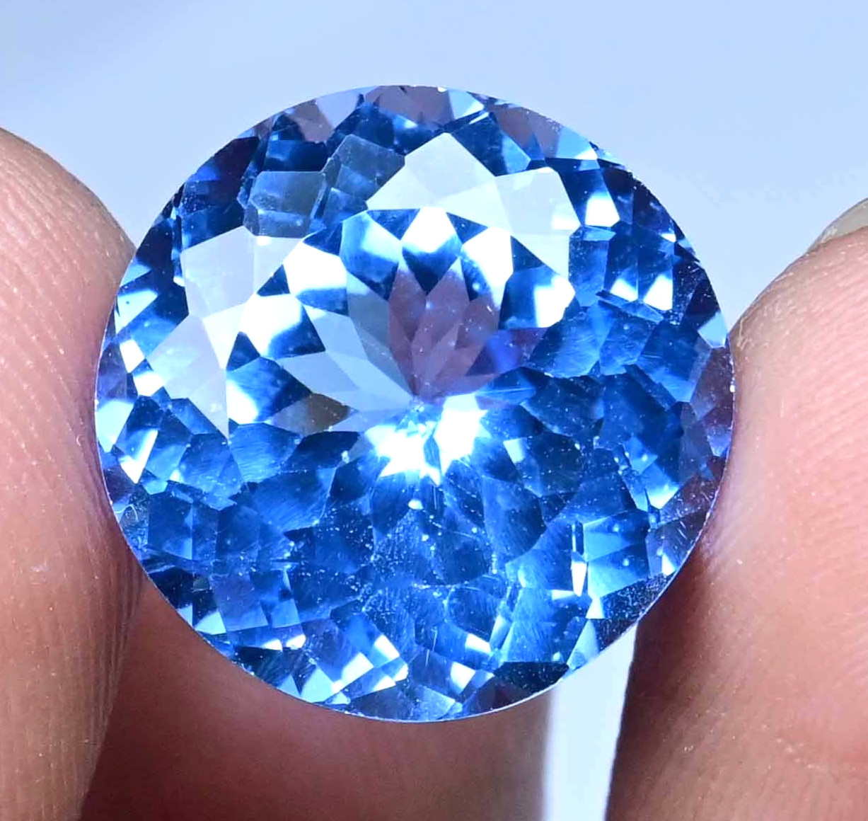 Natural Namibian Blue Jeremejevite 19.85 Ct Certified Stunning Loose Gemstone