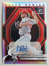 2022 Panini Donruss Optic - Elite Series Signatures Kutter Crawford Holo Prizm
