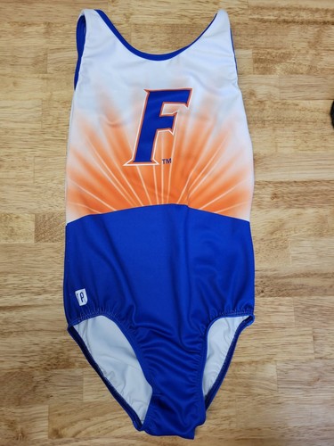Florida GATORS Gymnastics Camp Leotard Sylvia P Size Child Large