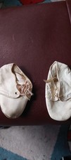 Antike Baby-Schn&uuml;rschuhe Gr. 18 | Echtes Leder | Deutschland um 1940/50
