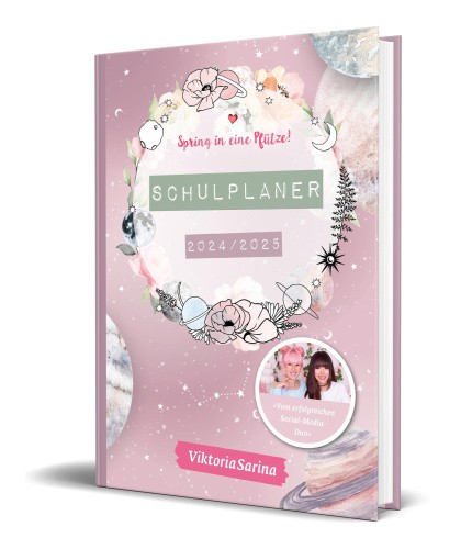 Spring in eine Pfütze! Schulplaner 2024/2025 [German] by ViktoriaSarina