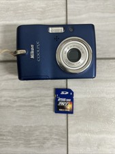 Nikon Coolpix L11 Digital Camera With Memory Card PARTS OR REPAIR ONLY