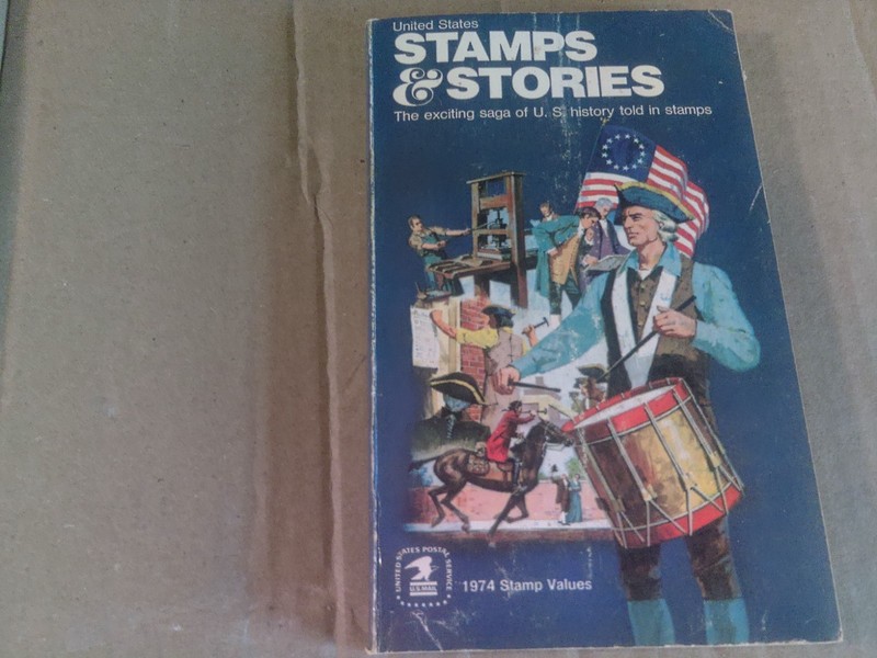 United States Stamp and Stories, 1974 Paperback Book, VG 