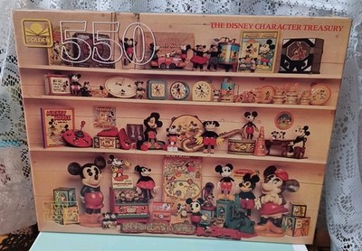 VTG SEALED GOLDEN 550-PIECE PUZZLE THE DISNEY CHARACTER TREASURY 15 1/2'' x 18''