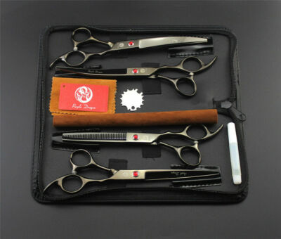 Professional Salon Hair Cutting+Thinning Scissors Barber Shears Hairdressing Set