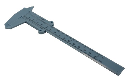 Plastic Vernier Caliper - Jewellery Making Beading 155mm Measuring Tool - Picture 3 of 5