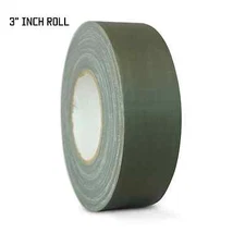 1 Roll Gaffers Tape Olive Drab 3 Inch x 60 Yards per Roll Gaff Tape