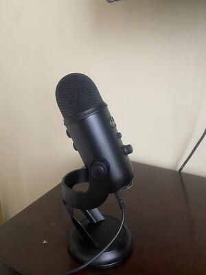 Blue Yeti USB Microphone - Blackout Edition (Renewed) | eBay