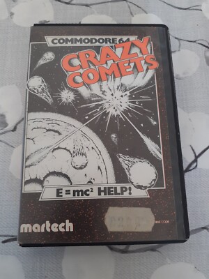 Commodore 64 Spiel (Tape) - Crazy Comets - 1985 - funktionstüchtig! Selten!