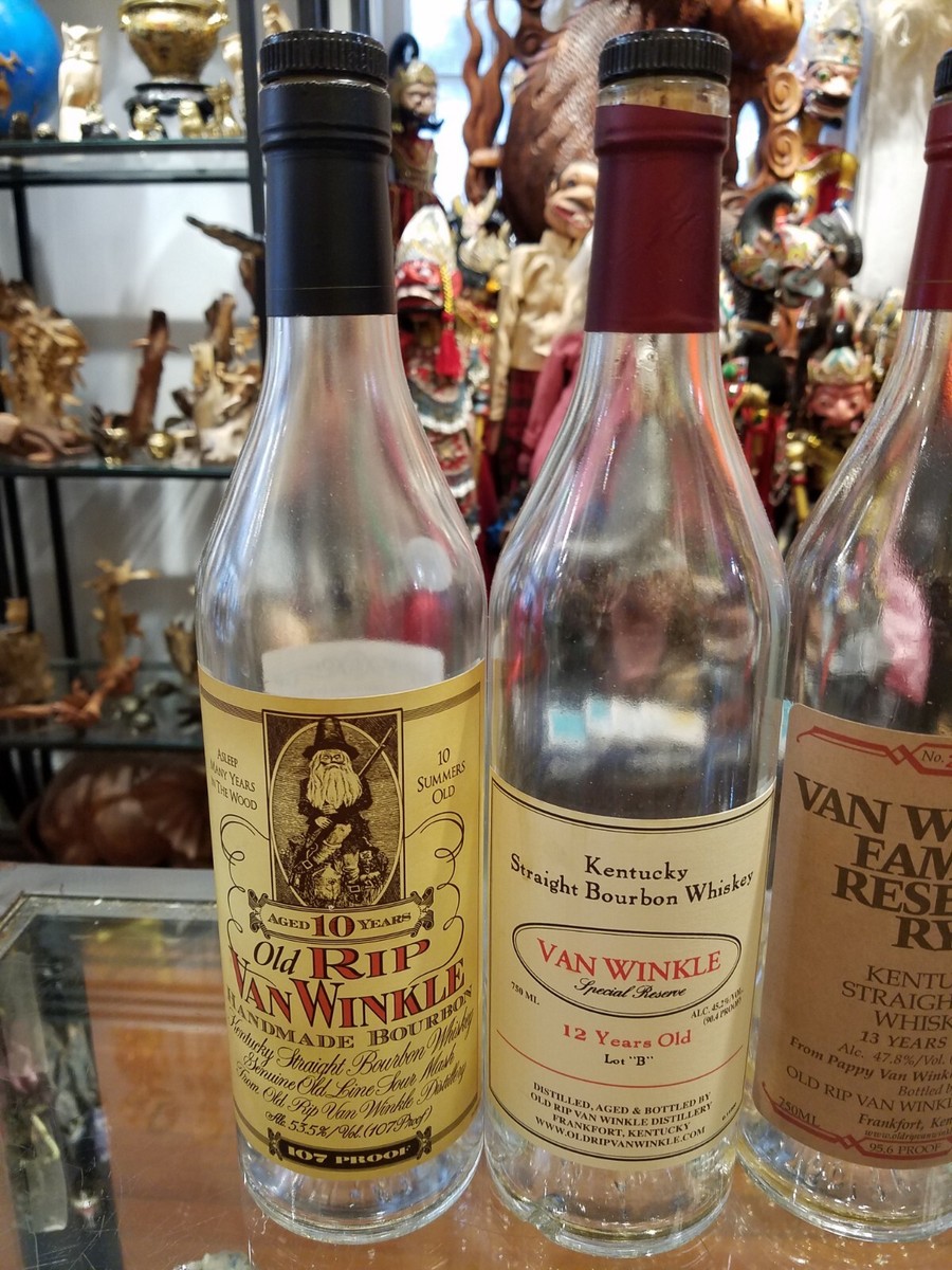 Pappy Van Winkle Set 23, 20, 15, 13, 12, 10 Year Unwashed 6