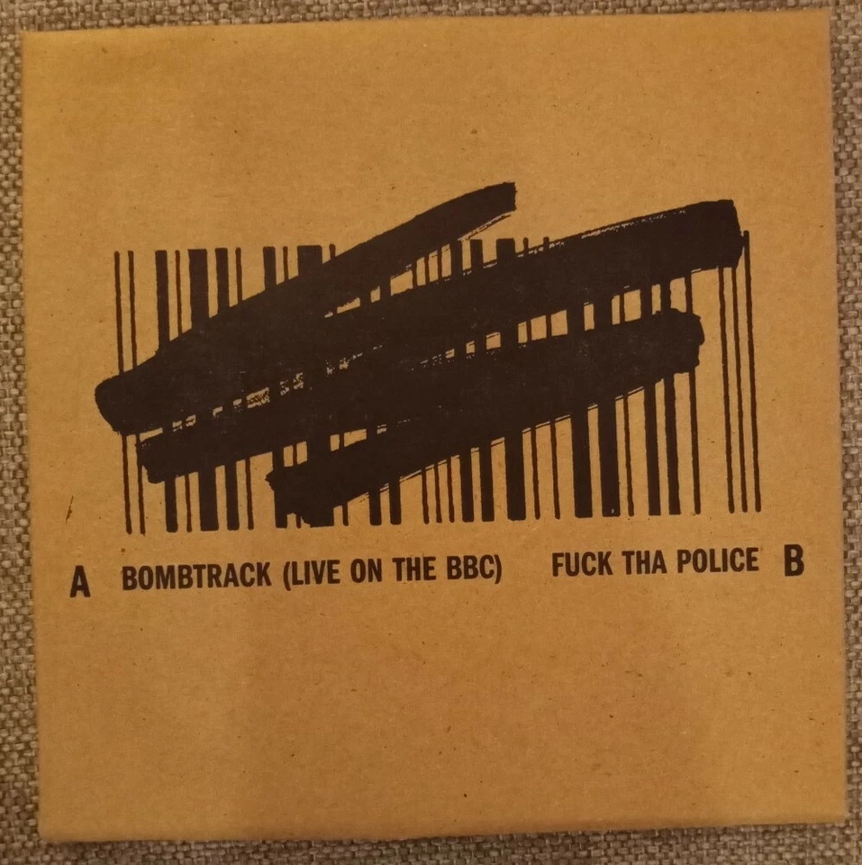 RAGE AGAINST THE MACHINE EVIL EMPIRE Advance Silkscreened NM 7 inch SCARCE 1995 - Image 2 of 4