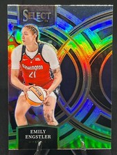Emily Engstler 2024 Select WNBA Premier SILVER PRIZM #173 Washington Mystics
