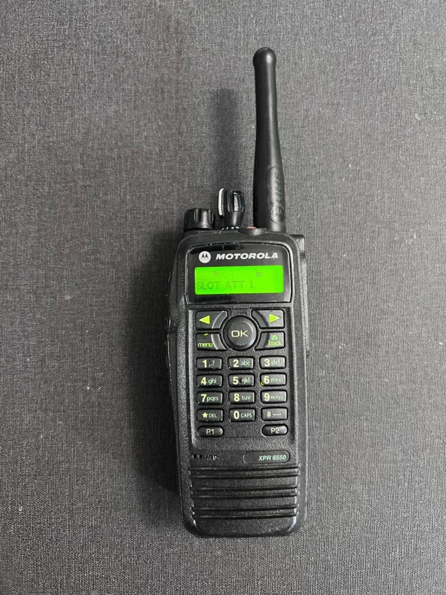 Motorola TRBO Xpr6550 XPR 6550 UHF 136-174 MHz 5w 1000 CH Digital - Foto 5
