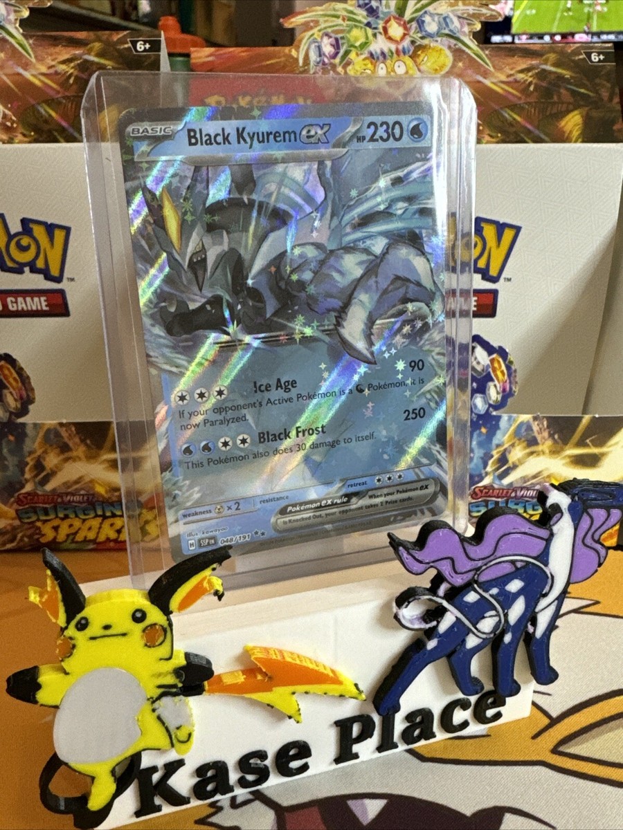 Pokemon - Surging Sparks - Black Kyurem Ex 048/191 - NM+ | eBay