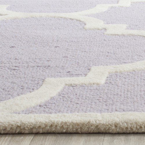 Safavieh Cambridge LAVANDER / IVORY Wool Runner 2' 6 x 12' - CAM140C-212 - 第 2/2 張圖片