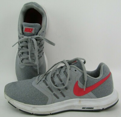 NIKE Run Swift Athletic Shoes Sneakers Sz Women's Gray Coral
