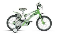BICI BAMBINO MONTANA T-REX BICICLETTA DA BIMBO 12" COLORE VERDE 1 VELOCITA' 