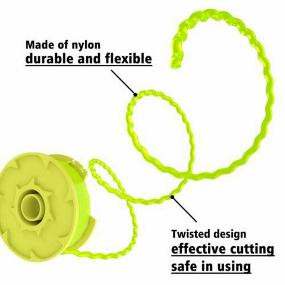 3pcs Line Trimmer Spool Head For RYOBI 18V 24V 40V AC80RL3 OLT1830