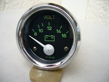 VDO Voltmeter, 12 Volt,52 mm Porsche 356 Replika Sonderanfertigung Voltanzeige VDO Voltmeter, 12 Volt,52 mm Porsche 356 Replika Sonderanfertigung Voltanzeige