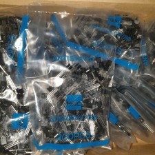 NOS KEC 200PCS BC550B  200PCS BC560B LOW NOISE TRANSISTORS NON MAGNETIC LEGS 