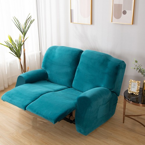 Sofá reclinable funda elástica 2 plazas funda protectora de muebles - Imagen 23 de 59