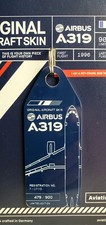 Aviationtag Air France Airbus A319 A319-113 F-GPMB blue with white engravement