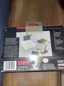Super Nintendo SNES System Cleaning Kit Original Seal of Quality NES Tab New