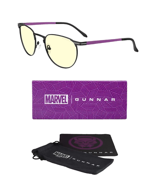 #ad #ad MARVEL GUNNAR X MATEO BLACK PANTHER VIBRANIUM EDITION GLASSES NEW amp; RARE $118.87
