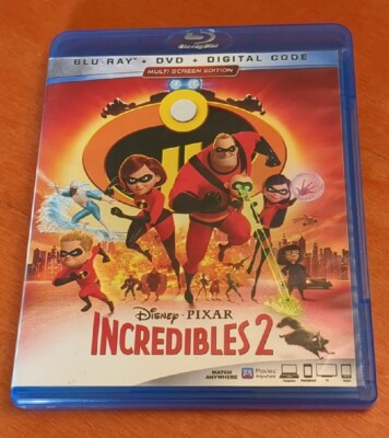 Incredibles 2 Blu-ray Brad Bird John Lasseter  Holly Hunter  Craig T. Nelson