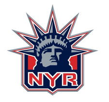 New York Rangers NHL Weather Resistant Vinyl Die Cut Sticker Decal 01