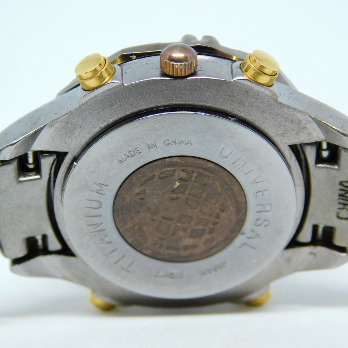 Titanium Universal Two-Tone Quartz Analog Women display picture 1