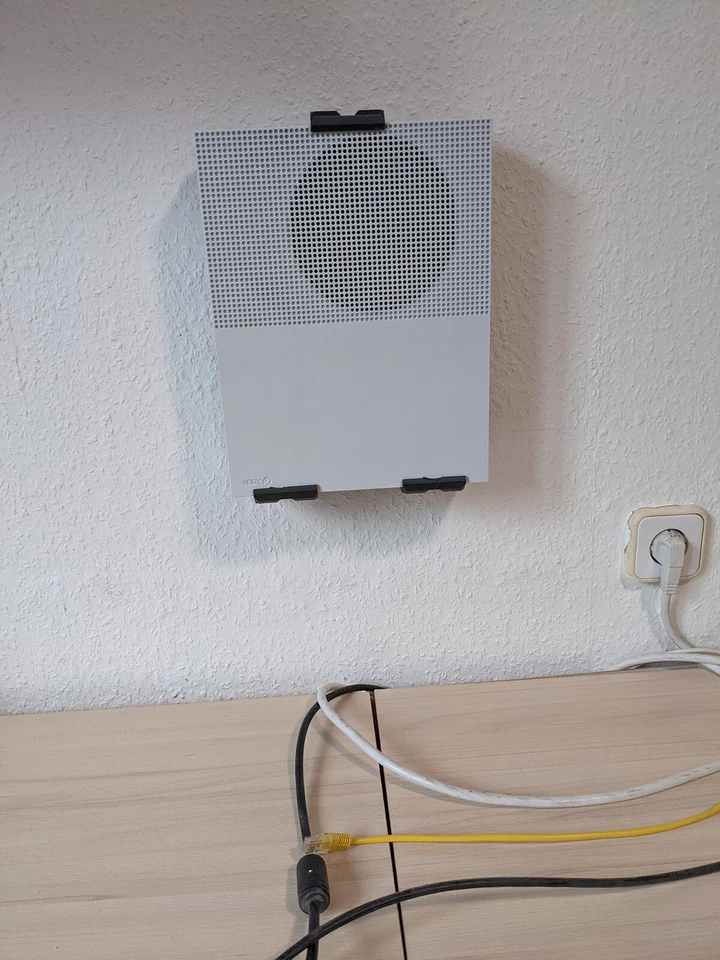 Wall Mounting Hardware Brackets for Microsoft Xbox One S Console Case Stand Dock - Image 4 of 4