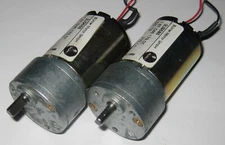 2 X Buehler 13 VDC 715 RPM Gearhead Motor - 42" Wires - 428 g-cm Torque - 750 mA