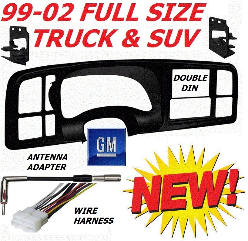 Radio Double Din Dash Kit Dp3002b Dp3002